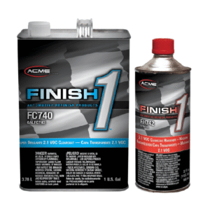 Finish-1 Super Brillante 2.1 Clearcoat Gallon FC740 & FH742 Medium Hardener 4:1 Kit