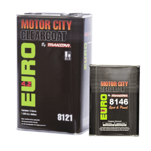 Transtar 8121 Motor City Euro Clearcoat 5 Liter & 2.5 Liter Slow Activator Kit