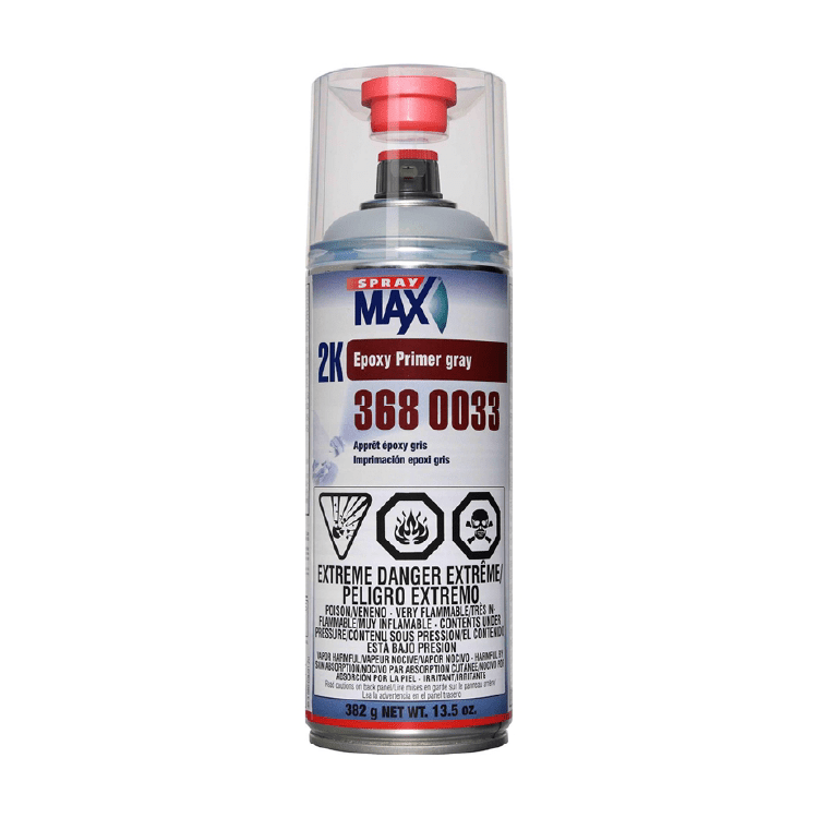SprayMax 2K Gray Epoxy Primer Aerosol - 3680033